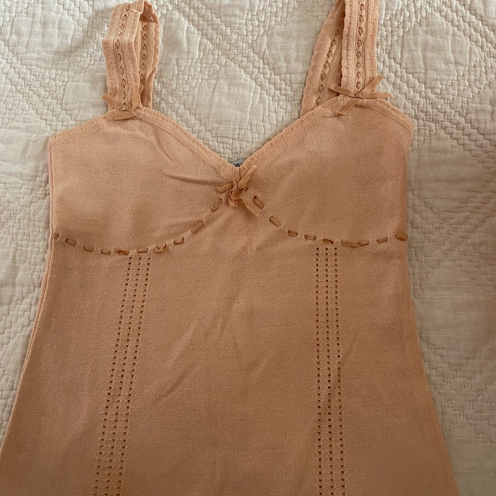 Moschino knit tank top